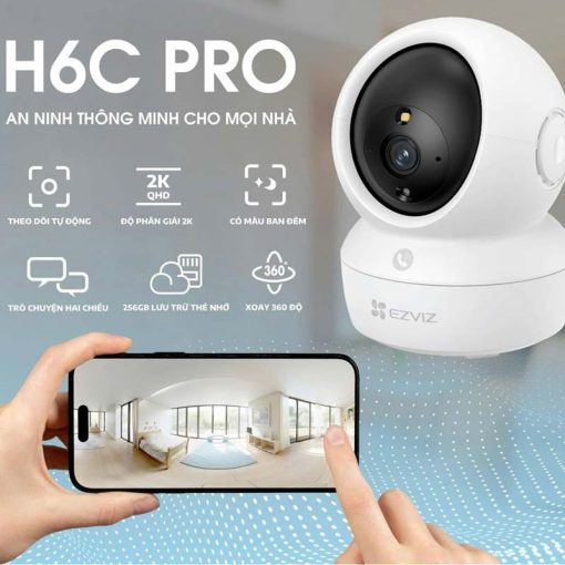 03 Camera WiFi quay quet EZVIZ H6c Pro 2K 3MP