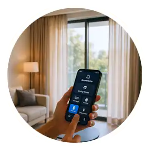 Rèm cửa và cửa cuốn tự động