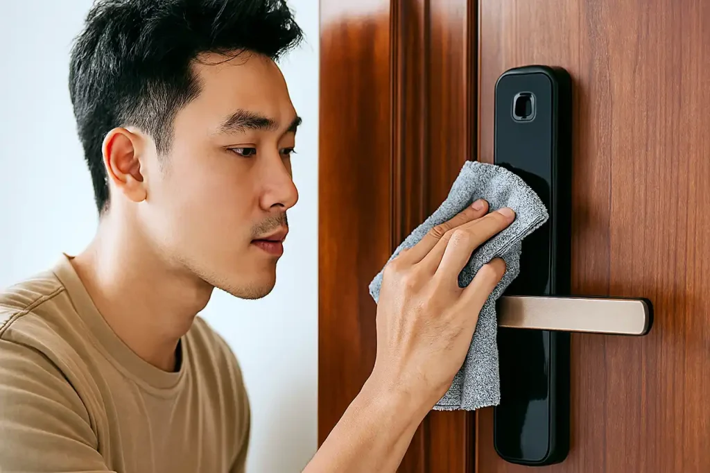 Cách bảo trì và vệ sinh khóa vân tay/thiết bị smarthome để hoạt động ổn định lâu dài