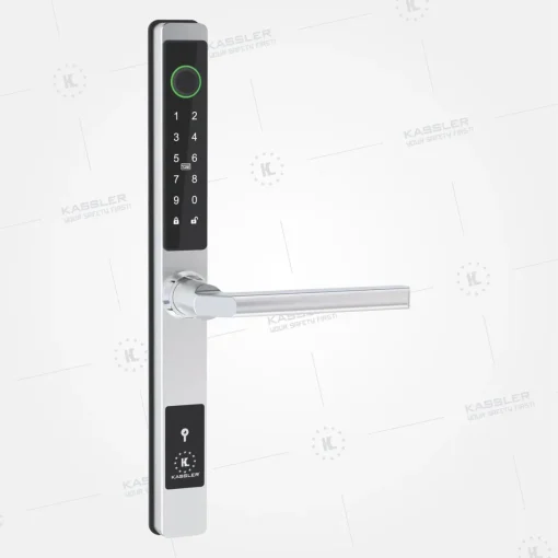 Khóa vân tay cửa nhôm Kassler KL-599C – Giải pháp an ninh cao cấp cho cả cửa trong nhà và ngoài trời