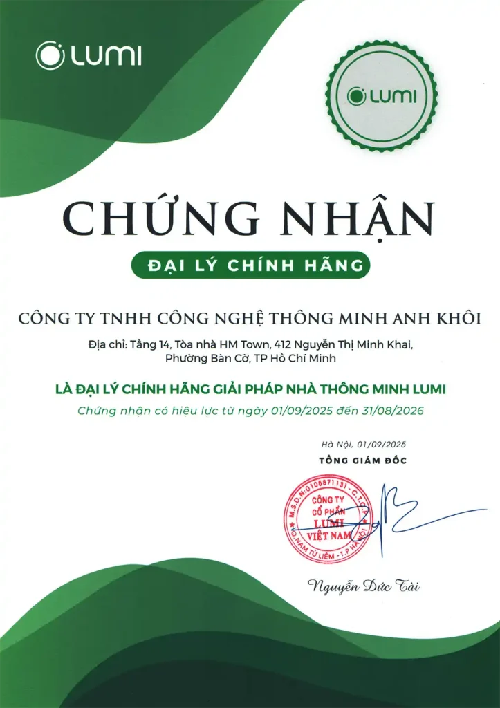Anh Khôi SmartTech chính thức trở thành đại lý Lumi chính hãng tại Việt Nam